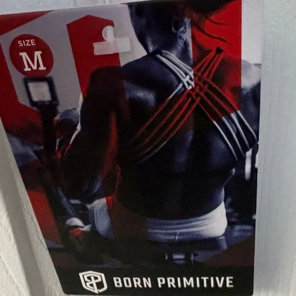 NWT Born Primitive Red Zip Up Athletic Jacket | Women’s Performance Top - Picture 3 of 7